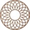 Ekena Millwork Cannes Wood Fretwork Pierced Ceiling Medallion, Walnut, 38"OD x 13"ID x 3/8"T CMWP38X38X0375CNWA - alternate 2